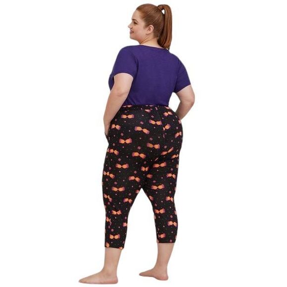 Torrid Plus Size 4X Pajama‎ Pants Harry Potter Sleep Crop Luna Glasses Black 572 - Picture 15 of 15